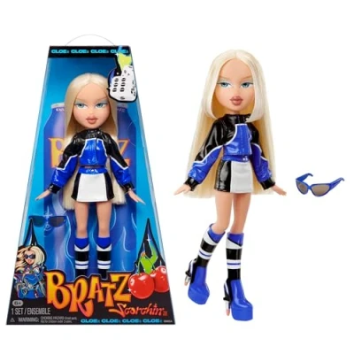 Abbildung von Bratz Scorchin&#039; Cloe Enthält 1 Modepuppe mit Outfit und Accessoires, Motorsport Inspirierte Puppen, Niedliches Spielzeug für Mädchen