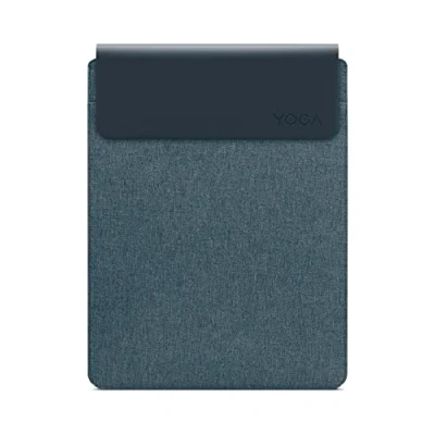 Abbildung von Lenovo Yoga Laptophülle14,5 ZollMagnetverschlussschlank &amp; leicht, aus recycelten MaterialienSeparates ZubehörfachTidal Teal