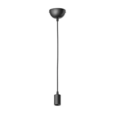 Abbildung von ledscom.de Pendelleuchte/Hängelampe DORI, schwarz matt, 1x E27 max. 60W, Lampe, Pendelleuchte, Haengeleuchte, Haengelampe, Haengend, Deckenlampe, Esstisch, E27, Kabel