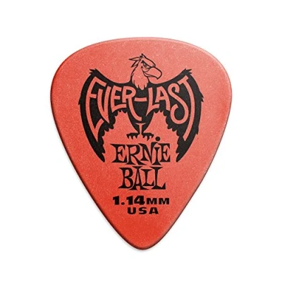 Abbildung von Ernie Ball 1,14 mm Red Everlast Picks, 12er Pack