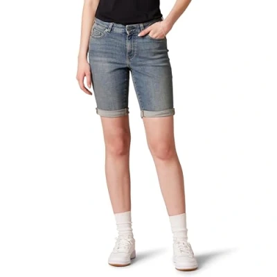 Abbildung von Amazon Essentials Damen Schmal geschnittene 23 cm Bermudashorts aus Denim, Vintage Waschung, 40
