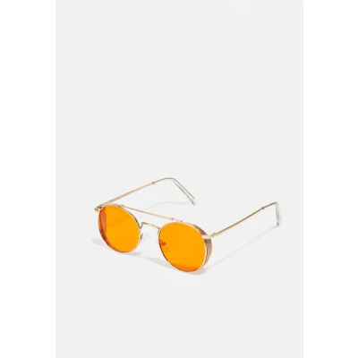 Abbildung von Urban Classics Sunglasses Chios Unisex Sonnenbrille goldcoloured/orange, Herren, Größe: One Size, Gold coloured/orange