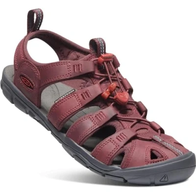 Abbildung von Keen Clearwater CNX Trekkingsandale, Damen, Größe: 36, Wine/red dahlia Schuhe
