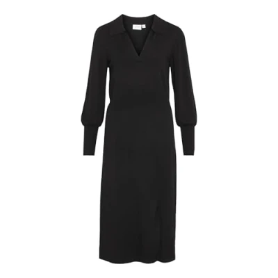 Abbildung von VILA Vicomfy Strickkleid, Damen, Größe: XS, Black