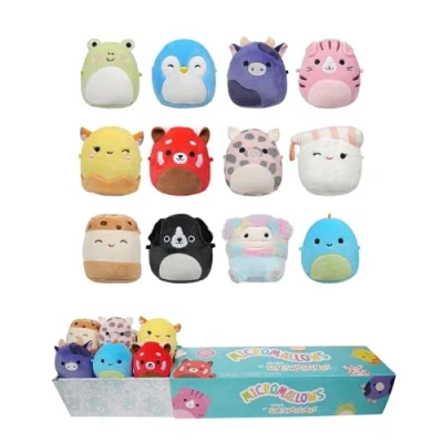 Abbildung von Micromallows SQMM0039 12er Pack, superweiche Mini Squishmallows, 6,5 cm Plüschfiguren