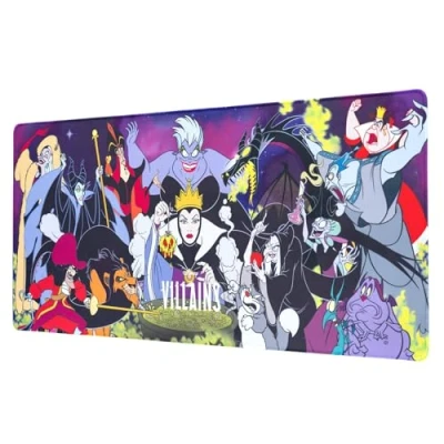Abbildung von Grupo Erik Gaming Mauspad XXL Disney Villians Mousepad rutschfest und Wasserabweisend Groß Mouse Pad Schreibtischunterlage PC Zubehör Merch