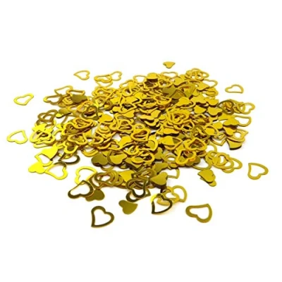 Abbildung von Sepkina Herzen Herzchen Herze Love Hochzeit Tischdeko Streudeko Konfetti (Gold, 200)