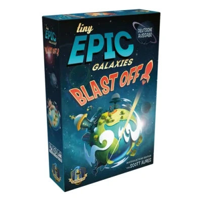 Abbildung von Gamelyn Games Tiny Epic: Galaxies Blast Off! Familienspiel Würfelspiel 2 4 Spieler Ab 9+ Jahren 30+ Minuten Deutsch