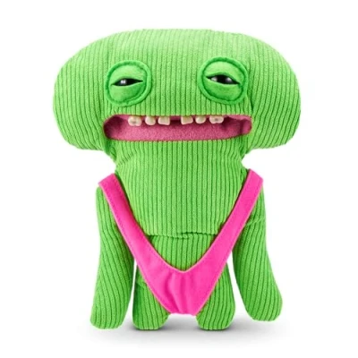 Abbildung von Fuggler Vacay Vibes von ZURU, Funny Ugly Monster, Plüsch, zum Sammeln, Spielzeug (Smiley O Riley Green)