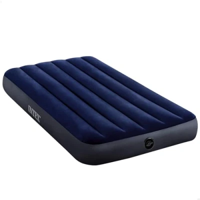 Abbildung von Intex 64757 Classic Downy Blue Dura Beam Serie Twin Luftbett, Blau, 191 x 99 25 cm (L B H)