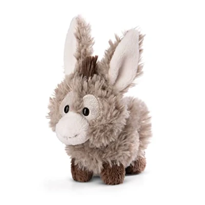 Abbildung von NICI 49031 Kuscheltier Esel Donkeylee 12cm grau stehend Nachhaltiges Stofftier aus weichem Plüsch, niedliches Plüschtier zum Kuscheln und Spielen, für Kinder &amp; Erwachsene, tolle Geschenkidee