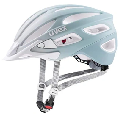 Abbildung von uvex true cc leichter Allround Helm für Damen individuelle Größenanpassung erweiterbar mit LED Licht papyros peakock matt 52 55 cm