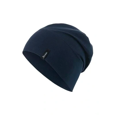 Abbildung von Sterntaler OCS Beanie uni Lässige Slouch Mütze aus Singlejersey (Bio) weiche Unisex Kopfbedeckung, variabel tragbar Baby und Kinder Übergangsmütze marine, Größe 49