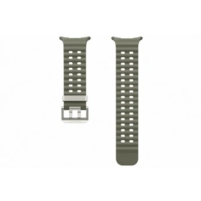 Abbildung von Samsung Marine Armband ET SNL70 für die Galaxy Watch Ultra Uhrenarmband, Sport Armband, Original Zubehör, elastisch, langlebig, guter Sitz, wasserbeständig, Green