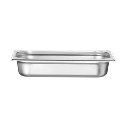 Abbildung von HENDI Gastronormbehälter, Temperaturbeständig von 40 bis 300C, Heissluftöfen Kühl und Tiefkühlschränken Chafing Dishes Bain Marie, 2,5L, GN 1/3, 325x176x(H)65mm, Edelstahl