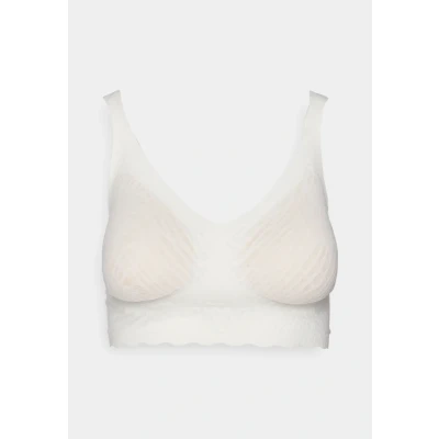 Abbildung von sloggi Damen Zero Feel Bliss Bralette, Silk White, L