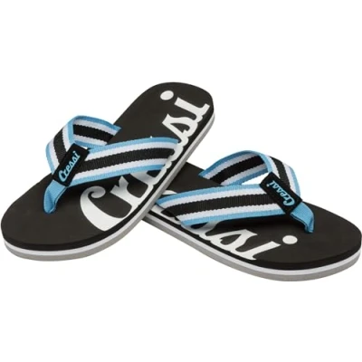 Abbildung von Cressi Flip Flop Portofino, Schwarz/HellBlau, 38, XVB9575138
