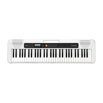 Abbildung von Casio CT S200WE CASIOTONE Keyboard mit 61 Standardtasten und Begleitautomatik, weiß