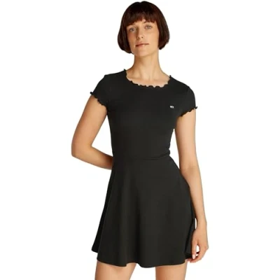 Abbildung von Tommy Jeans Freizeitkleid, Damen, Größe: Large, Black