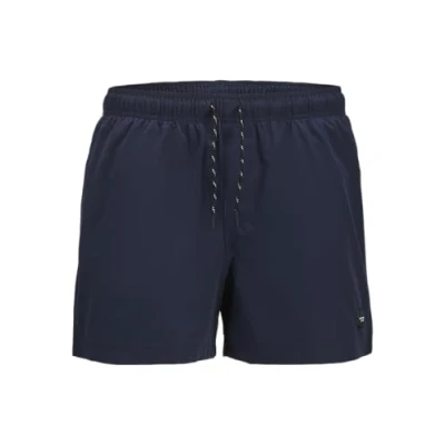 Abbildung von Jack &amp; Jones Jpstmaui Solid Badeshorts, Herren, Größe: Medium, Navy blazer