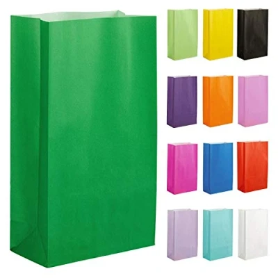 Abbildung von Thepaperbagstore 50 Papiertüten für Partys und Geschenke Grün 140x245x70mm