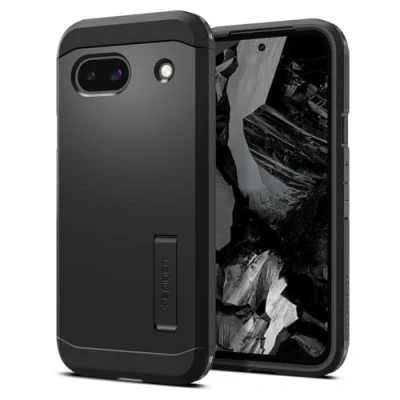 Abbildung von Spigen Tough Armor Hülle Kompatibel mit Google Pixel 8a Schwarz