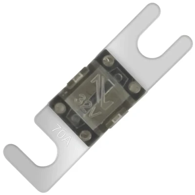 Abbildung von 4 Stk. SeKi Mini ANL Sicherung 70A; für Auto LKW Motorrad Boot HiFi; Flachsicherung
