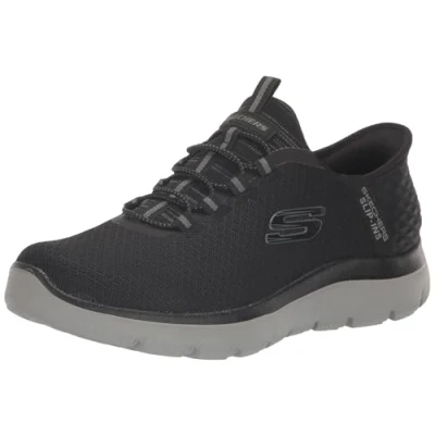 Abbildung von Skechers Summits High Range Herren Sneakers, Black Charcoal, 45.5 EU