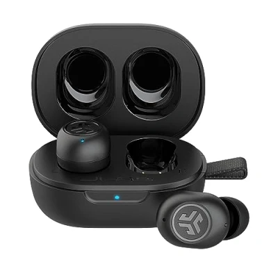 Abbildung von JLab JBuds Mini In Ear Kopfhörer kabellos Bluetooth, True Wireless Kopfhörer, 20+ Std Headphones, kabellose Ohrhörer, Earbuds mit Mikrofon, Ladebox, Dual Connect, EQ3 Sound, Schwarz