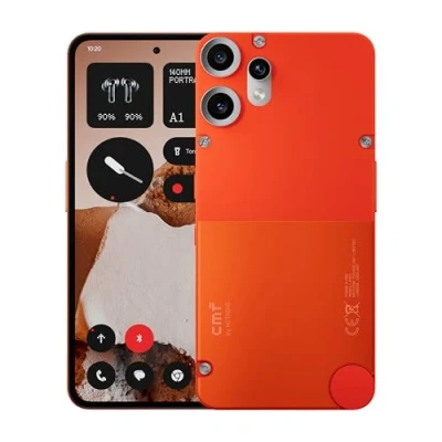 Abbildung von CMF Phone 2 Pro 128GB 5G Smartphone mit 50MP Kamera und 20x Zoom, 6,77&quot; FHD+ AMOLED Display 120Hz, 5000mAh Akku, Nothing OS 3.2 Orange