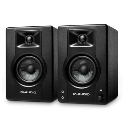 Abbildung von M Audio BX3 Aktive 120 Watt Desktop Computerlautsprecher / Studiomonitore für Gaming, Musikproduktion, Live Streaming und Podcasting (Paar)