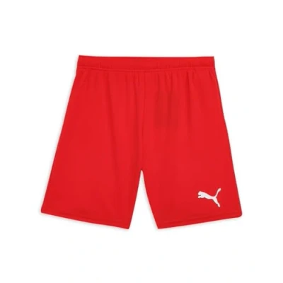 Abbildung von puma Unisex Kinder Teamrise Jr Shorts, Red White, 116 EU
