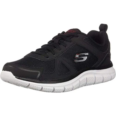 Abbildung von Skechers Herren Track Scloric 52631 BKRD Sneaker, Schwarz, 42.5 EU