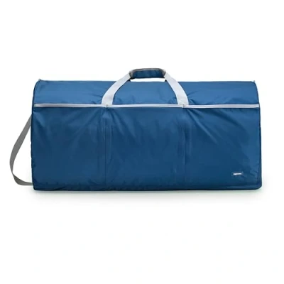 Abbildung von Amazon Basics Große Reisetasche und Sporttasche, Tragegriff oben, Wochenendtasche, Seesack, 98 l, Marineblau