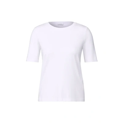 Abbildung von Cecil Tshirt basic, Damen, Größe: Medium, Weiß