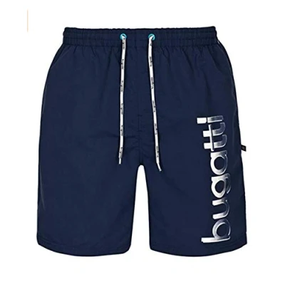 Abbildung von Bugatti Herren Badeshort in Marineblau, türkis oder schwarz, Navy (Marine), M