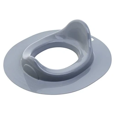 Abbildung von Rotho Babydesign Bella Bambina WC Sitz Kinder in Grau Nachhaltiger Toilettenaufsatz für mit rutschfestem Design