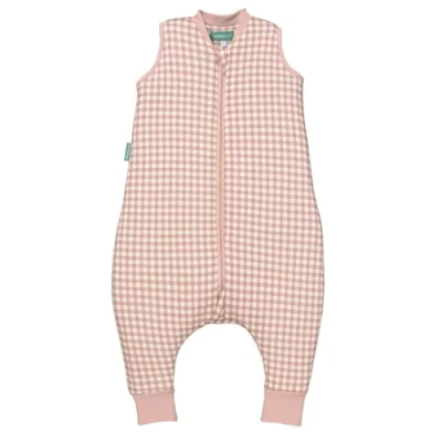 Abbildung von molis&amp;co Baby Schlafsack mit Füßen 2.5 TOG Ganzjahres Babyschlafsack Beinen 100% Baumwolle (Oeko TEX 100), Winterschlafsack Premium Qualität Dusty Rose (100 cm)