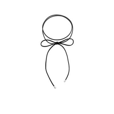 Abbildung von Elli Choker BOW Halskette, Damen, Größe: 36, Schwarz