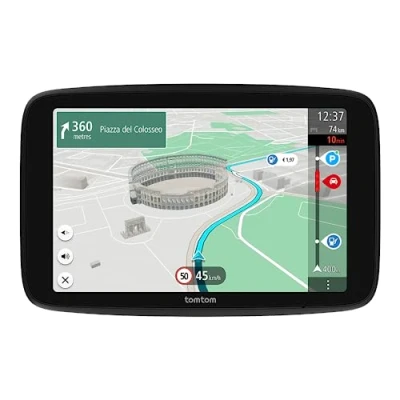 Abbildung von TomTom Navigationsgerät GO Superior (7 Zoll, Stauvermeidung Dank Traffic, Karten Updates Welt, schnelle via WiFi, Verfügbarkeit von Parkplätzen, Kraftstoffpreise) Neue Software