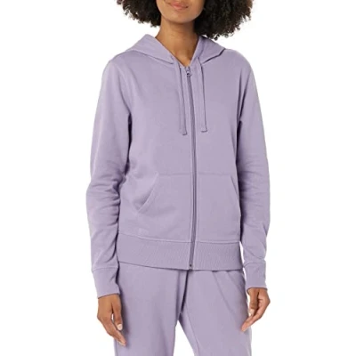 Abbildung von Amazon Essentials Damen Fleece Hoodie mit durchgehendem Reißverschluss (in Übergröße erhältlich), Traube, M