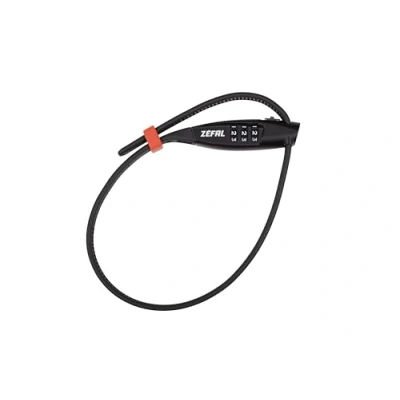 Abbildung von ZEFAL VORHÄNGESCHLOSS K TRAZ ZIP3 SCHWARZES KABEL 450 MM