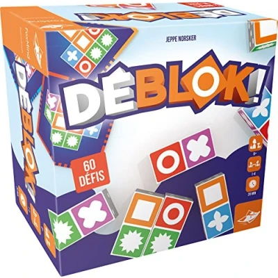 Abbildung von Asmodee FOXMATMA01FR Gesellschaftsspiele, Déblok, 20 x 10 cm