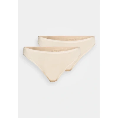 Abbildung von Schiesser 2PACK SLIP Organic Cotton 95/5 Slip, Damen, Größe: 34, Sand