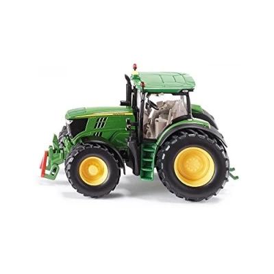 Abbildung von siku 3282, John Deere 6210R Traktor, 1:32, Metall/Kunststoff, Grün, Achsschenkellenkung und Kupplung