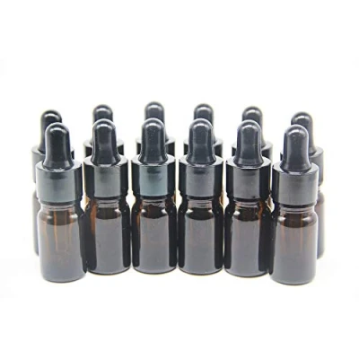 Abbildung von YIZHAO Pipettenflasche 5ml, Apothekerflasche Braunglas mit [Dropper Pipette Glas], Braunglasflasche für Ätherische Öl, Parfümöle,Aromatherapie,Düfte,Flüssigkeit 12Pcs