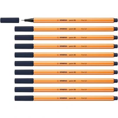 Abbildung von STABILO Fineliner point 88 10er Pack paynesgrau