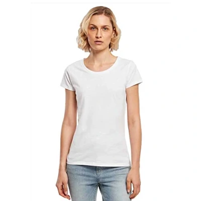 Abbildung von Build Your Brand Damen BB012 Ladies Basic Tee T Shirt, White, S