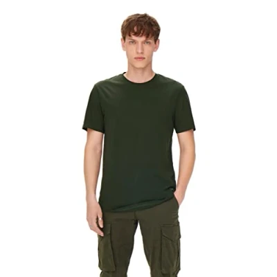 Abbildung von ONLY &amp; SONS Herren Kurzarm Rundhals T Shirt ONSMATT Life LONGY XS S M L XL XXL, Größe:XL, Farbe:Rosin 22002973