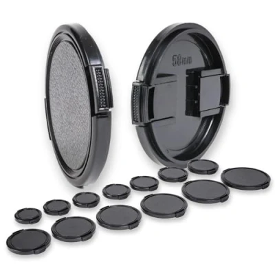 Abbildung von Lens Aid Retro Objektivdeckel 39mm mit Clipverschluss für Kamera Objektive Cap Ersatz Digitale Kameras, Analogkameras kompatibel Fujifilm, Sony, Canon, Nikon